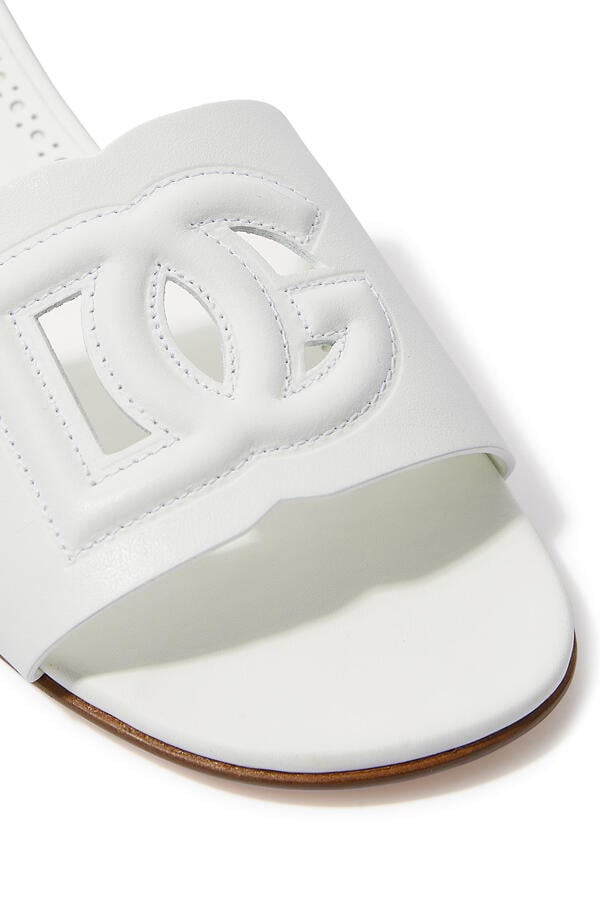 Kids Leather DG Millennials Slides