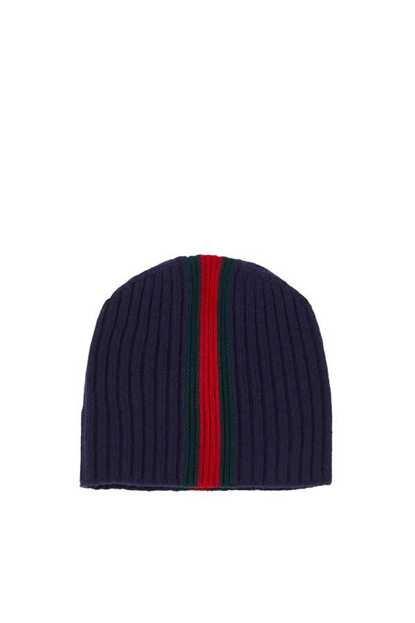 Ribbed Wool Beanie