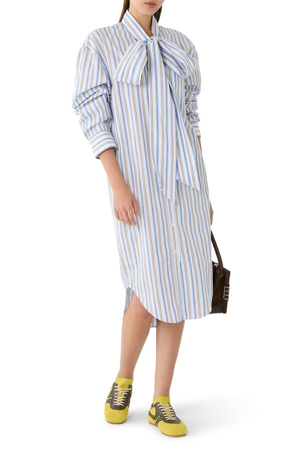 Striped Shirt Dress