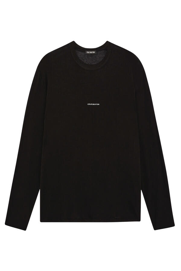 Mini Logo Sheer Long Sleeve T-Shirt