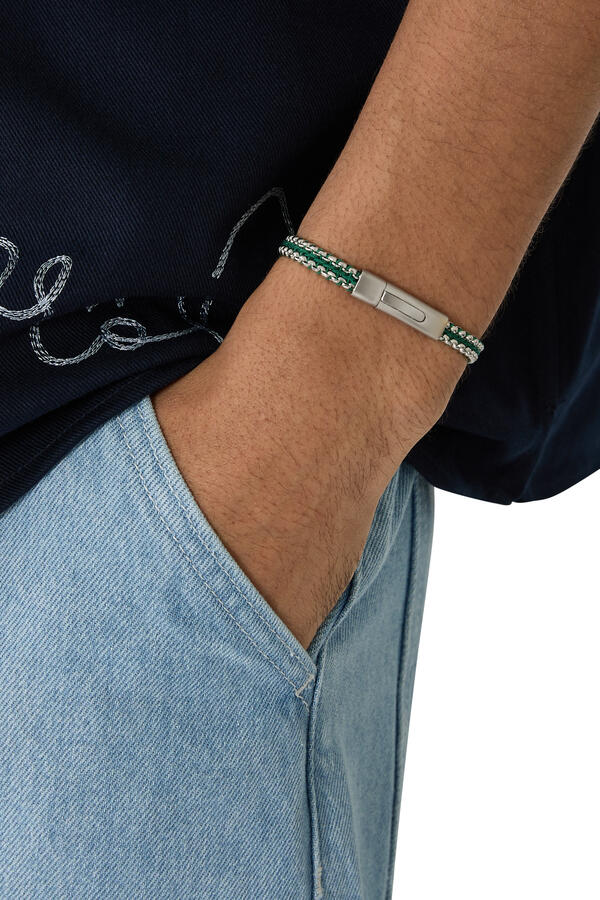 Tris Button Bracelet