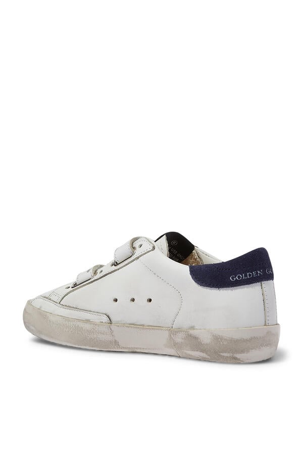 Kids Old School Leather Sneakers