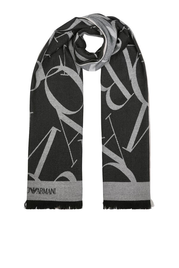 Jacquard Logo Stole