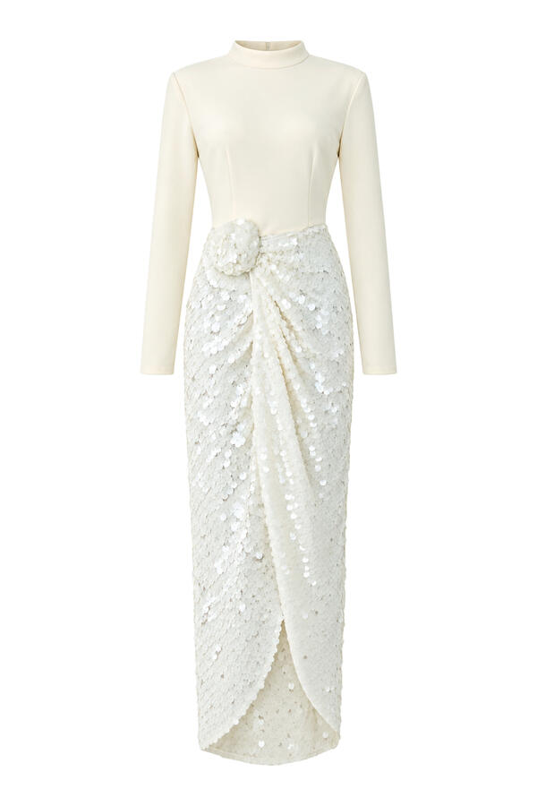 Knotted Midi Dress