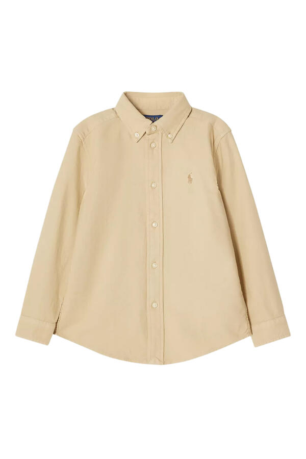 Kids Garment-Dyed Cotton Oxford Shirt