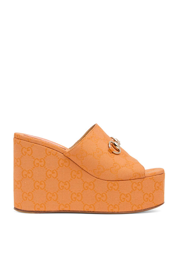 Wedge 105 Sandals with Horsebit