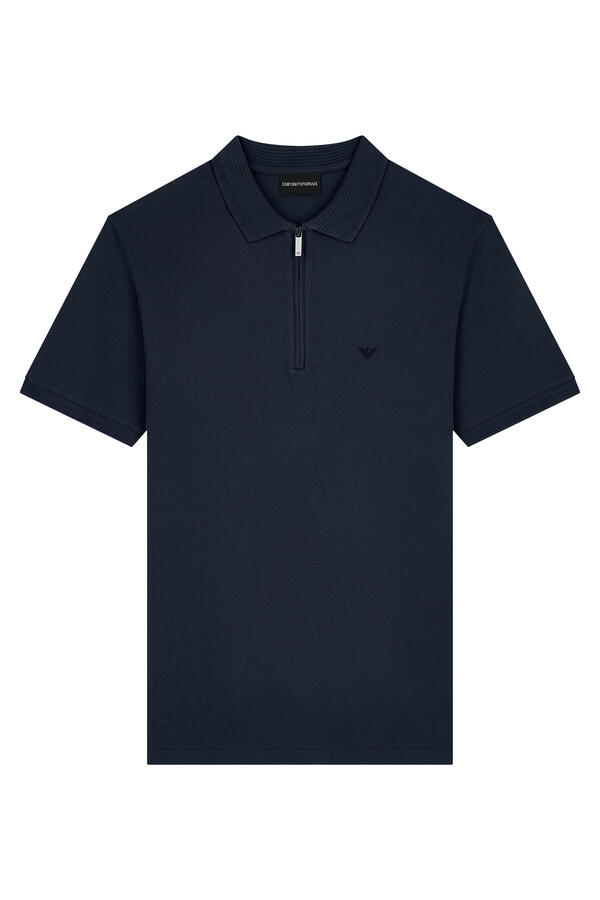 Partial Zip Polo Shirt
