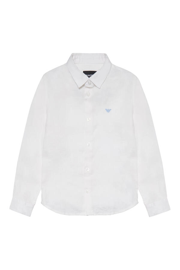 Kids Linen Button Up Shirt