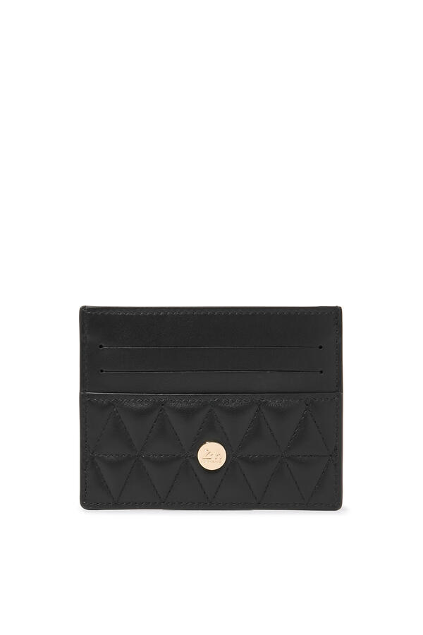 24H Du Mans Black Leather Card Holder
