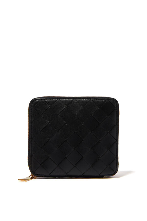 Zip Around Intrecciato Wallet