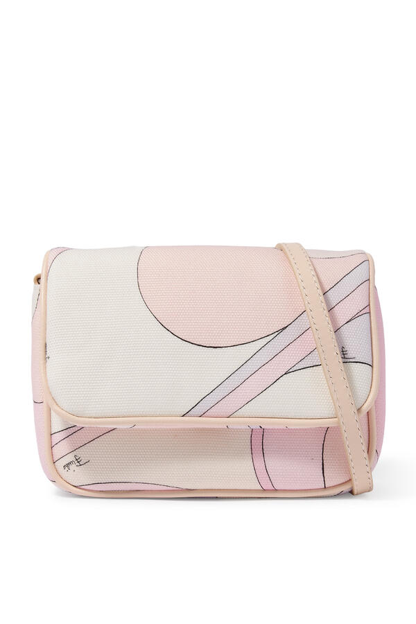 Kids Onde Print Crossbody Bag