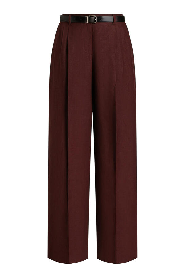  Tailored Linen Canvas Trousers 