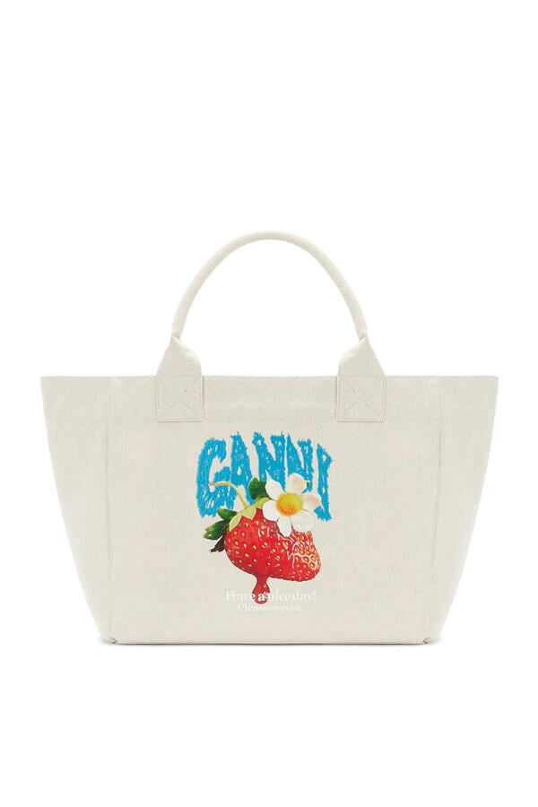 Trapeze  Strawberry Print Medium Shopper Bag