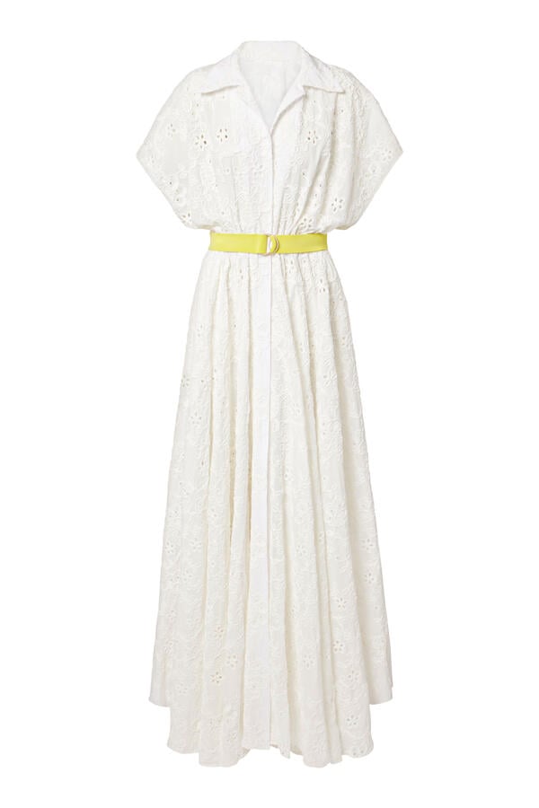  Oversized Sleeveless Flared Dress 