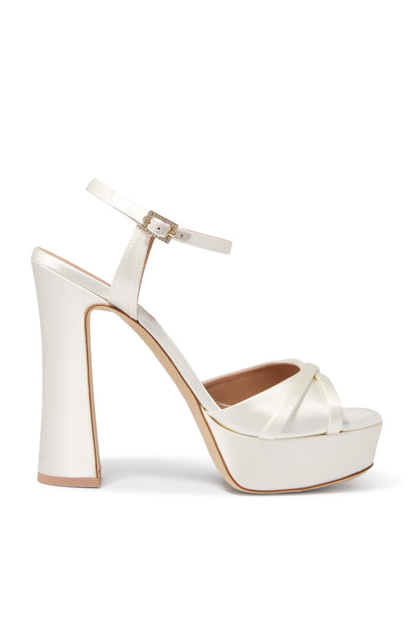 Keaton 125 Satin Platform Sandals