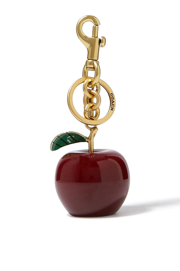Small Apple Bag Charm 