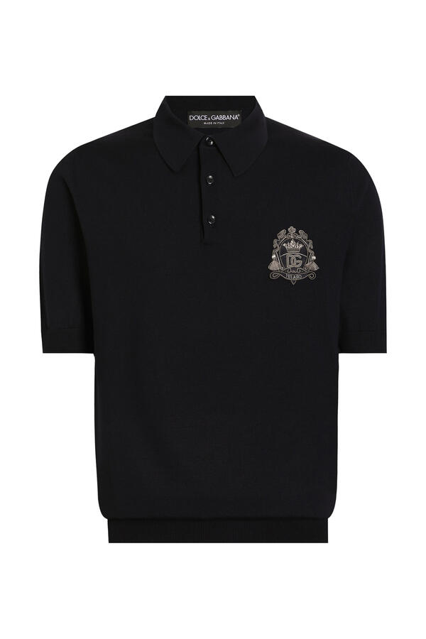 Virgin Wool Polo Shirt 