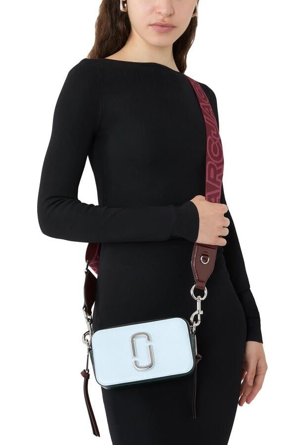Colorblock Chain Snapshot Bag