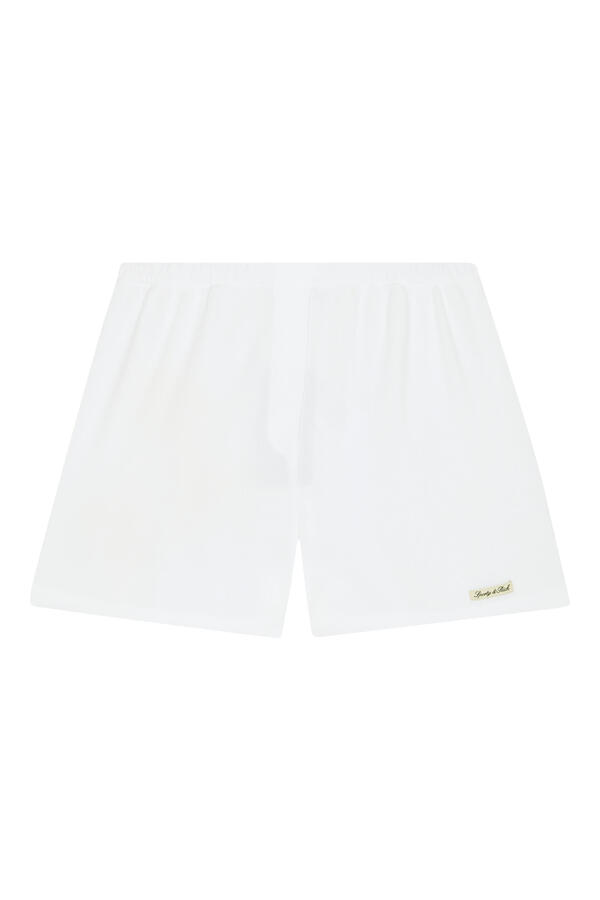 Signature Logo Ribbed House Shorts