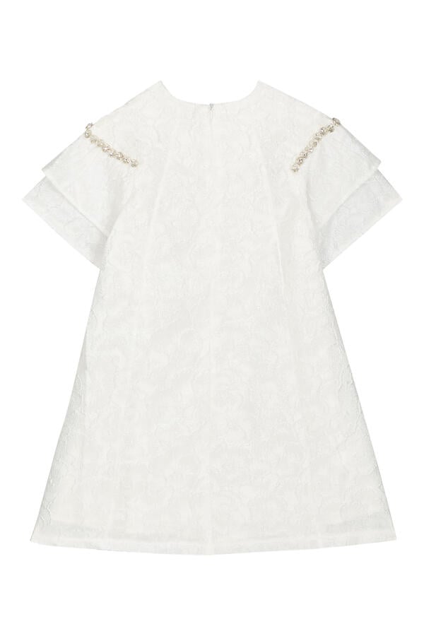  Kids Crystal Embellished Dress 