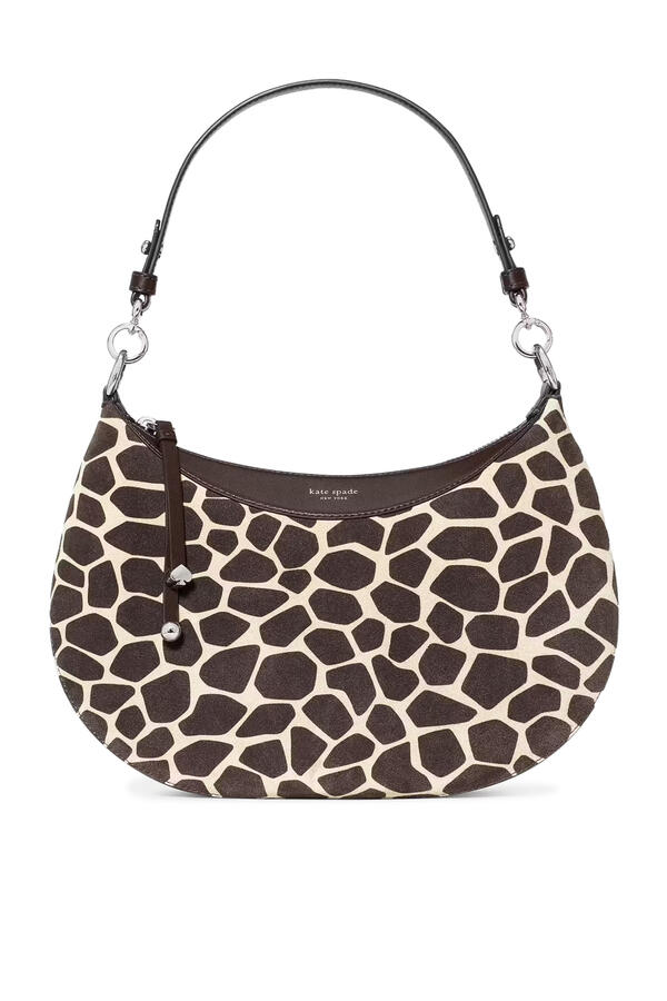 Liv Giraffe Suede Shoulder Bag