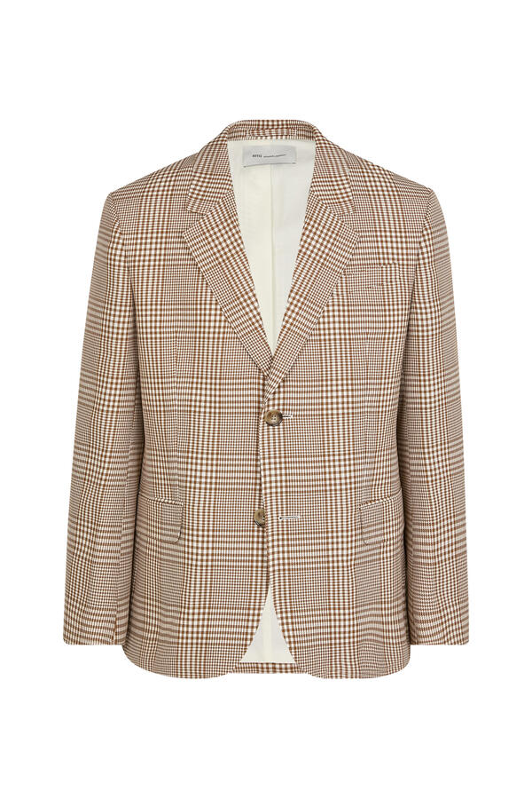 Wool Check Blazer