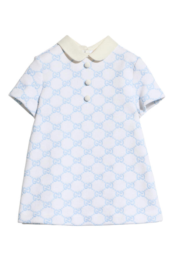 Kids Embroidered Cotton Jersey Dress