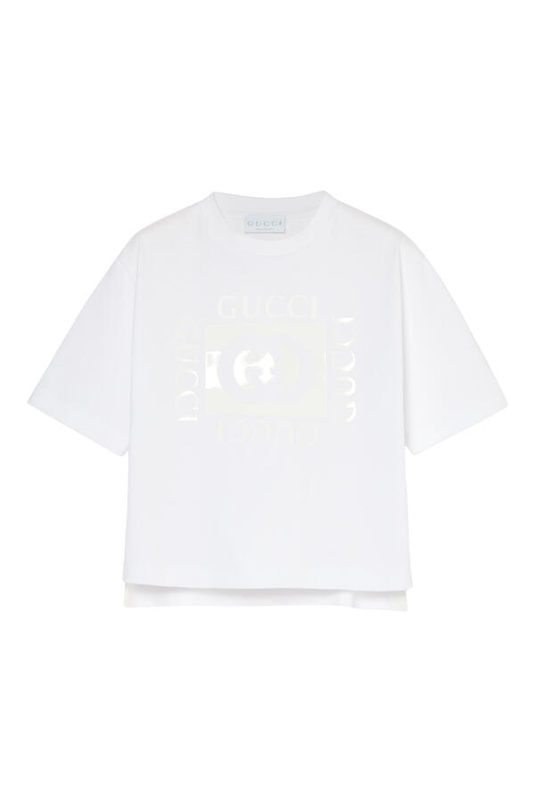 Kids Logo Cotton T-Shirt