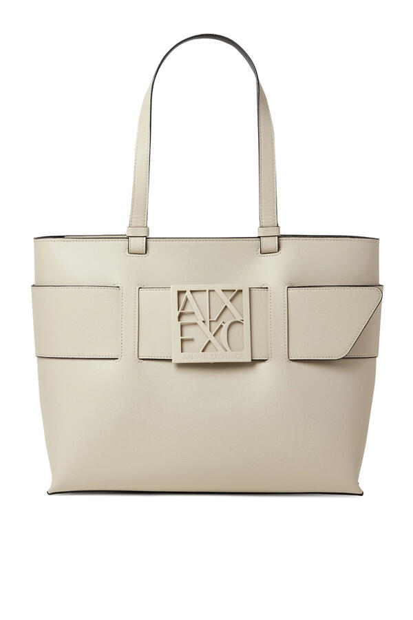  Susy Tote Bag with Metal Logo