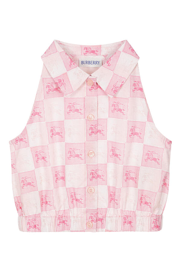 Kids EKD Checkerboard Cotton Shirt