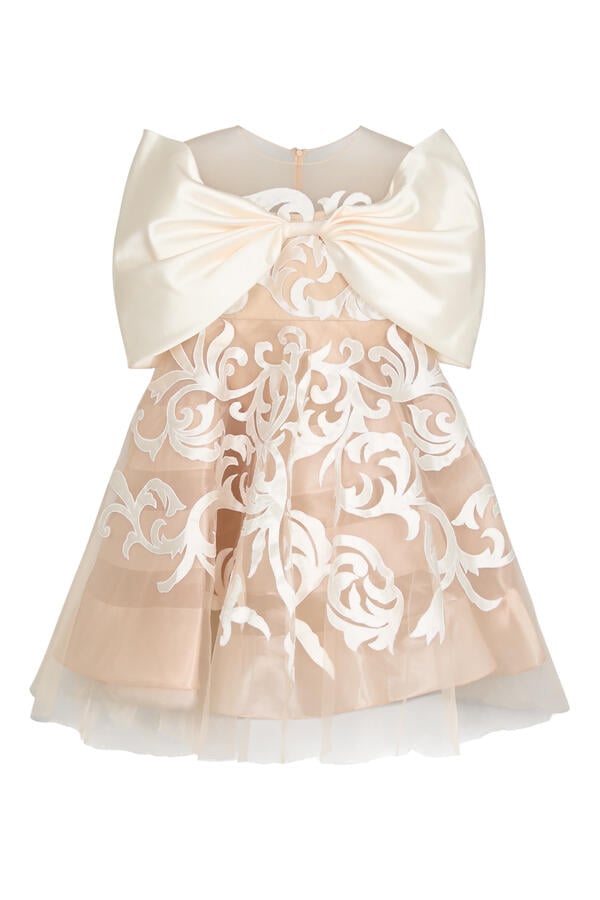 Kids Pattern Embroidery Dress