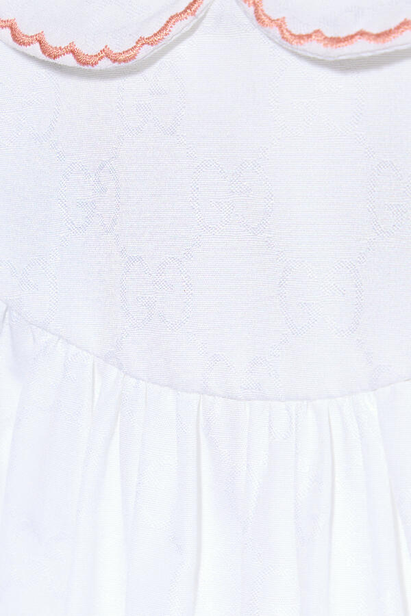 Kids GG Cotton Jacquard Dress
