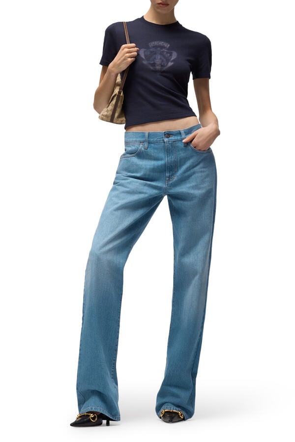 Logo Bleached Pants