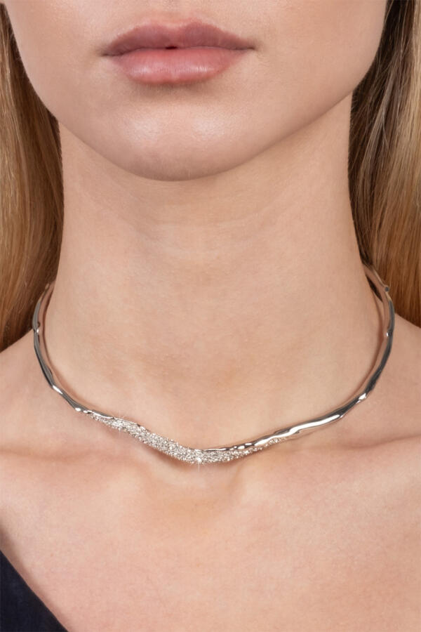 Solanales Crystal Skinny Collar