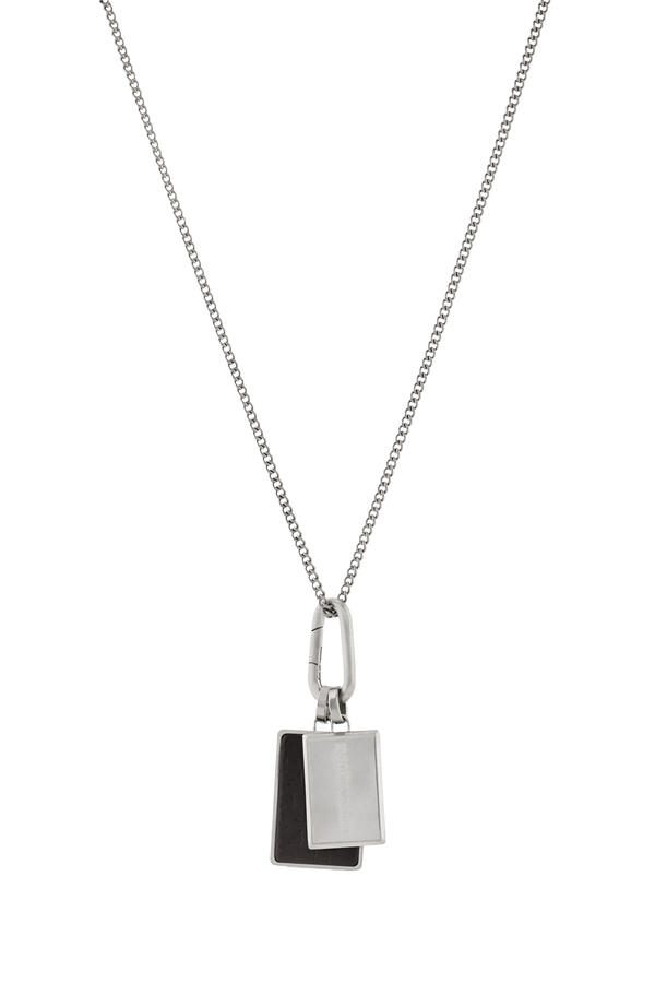 Eagle Logo Dog-Tag Metal Necklace