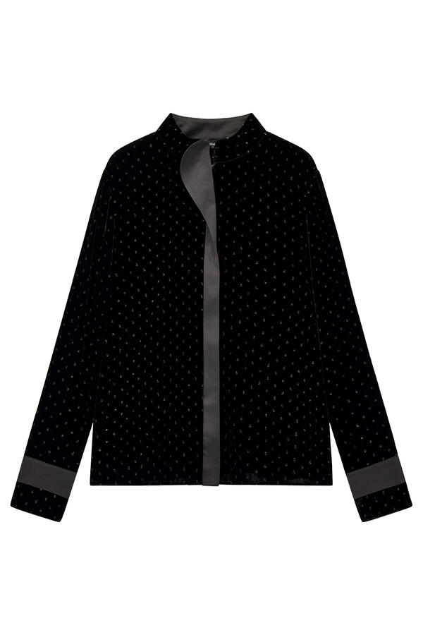 Glitter Polka Dots Blouse