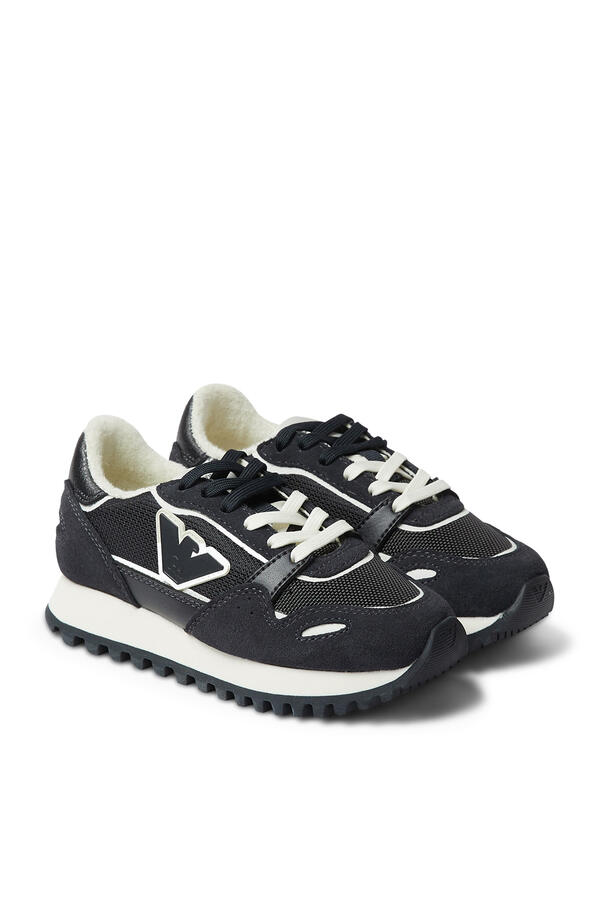Kids Eagle Logo Sneakers