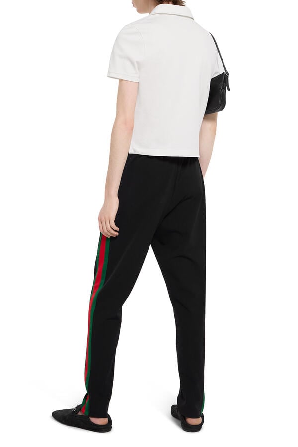 Cotton Piqué Polo Shirt with Embroidery
