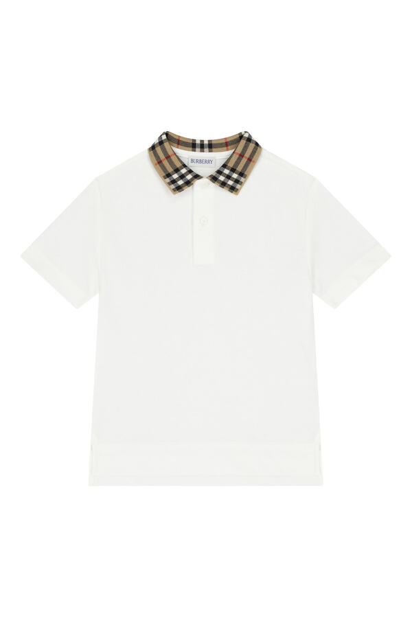 Check Collar Polo Shirt