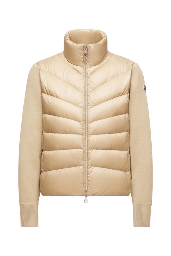 Padded Wool Cardigan