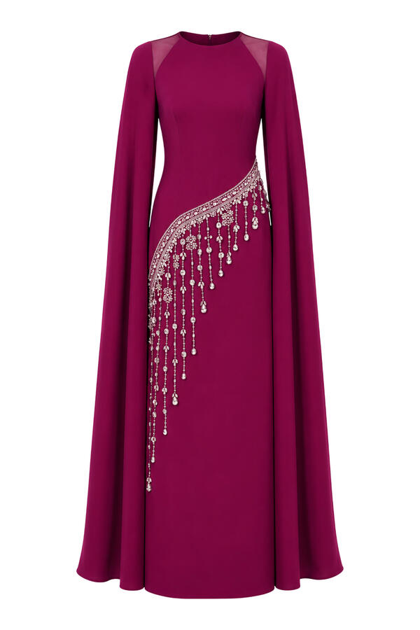  Jewel Cascade Gown