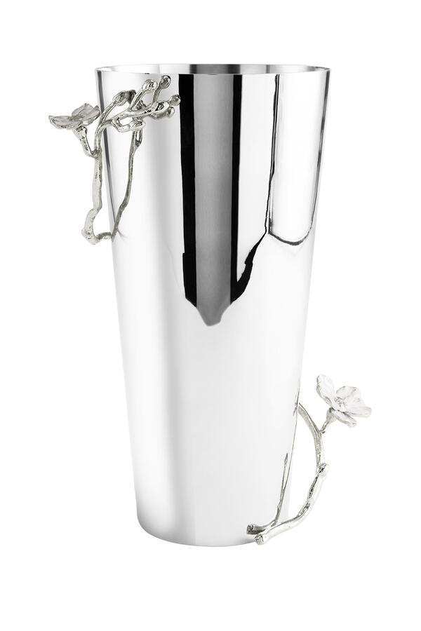 Silver Orchid Large Vase 