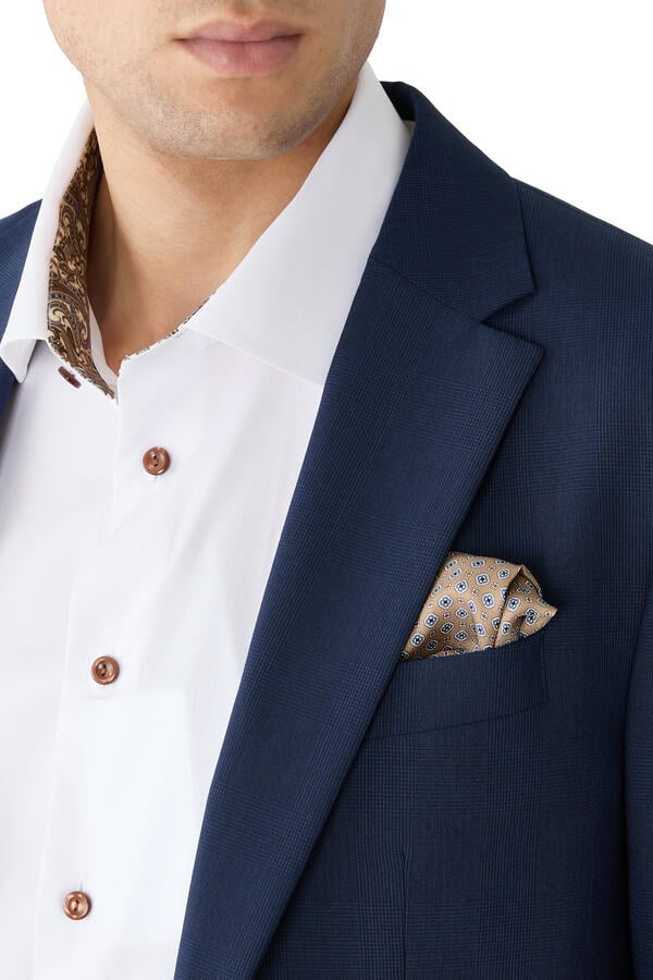 Floral Silk Twill Pocket Square