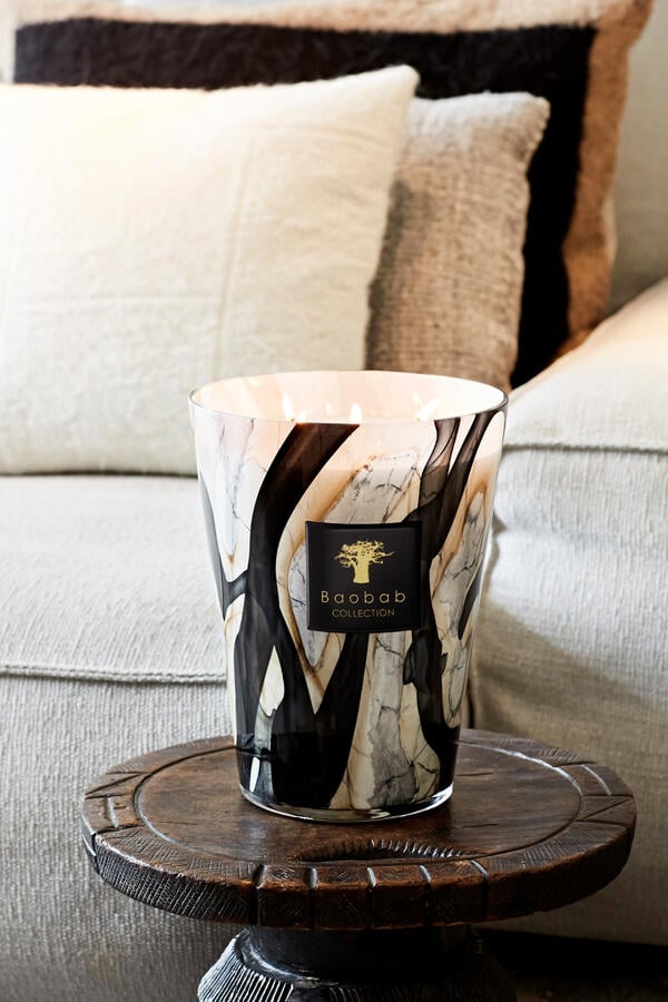 Max 10 Stones Marble Candle