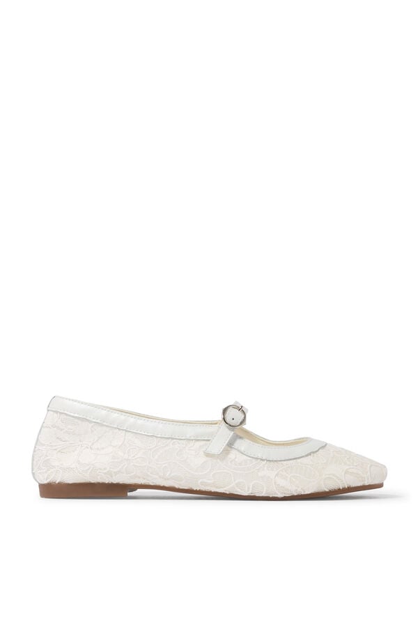 Kids Mesh Flower Ballerinas