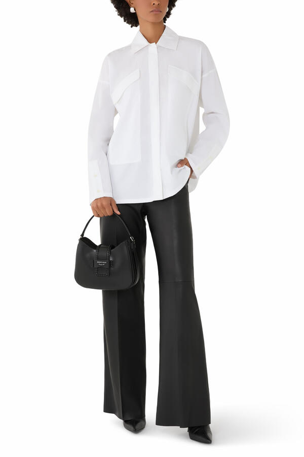 Front-Pocket Button-Up Shirt