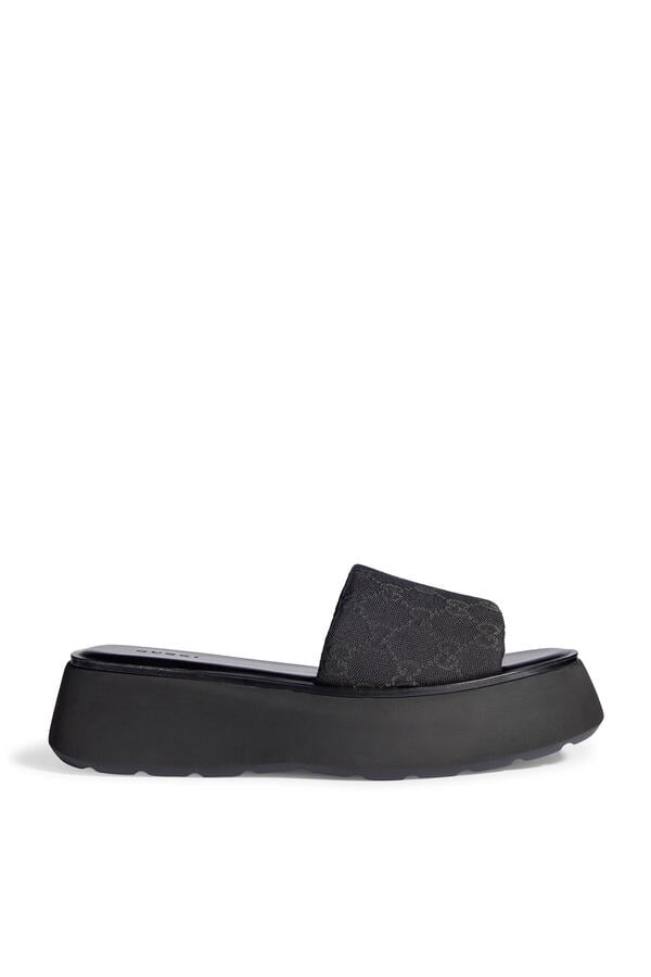 Flatform Slide Sandals 