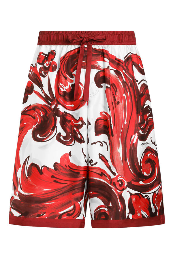 Majolica-Print Vanity Bermuda Shorts