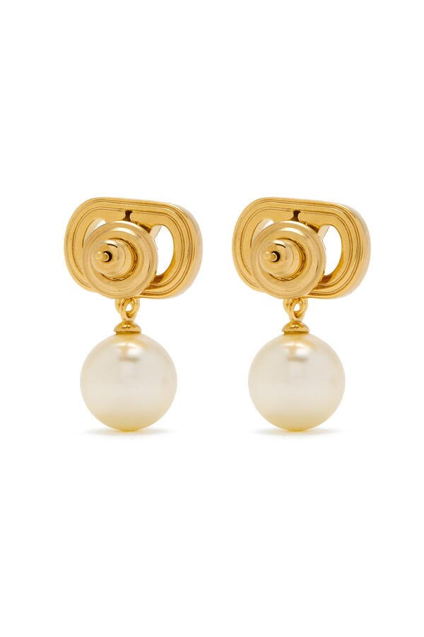 Ovalette Metal Earrings