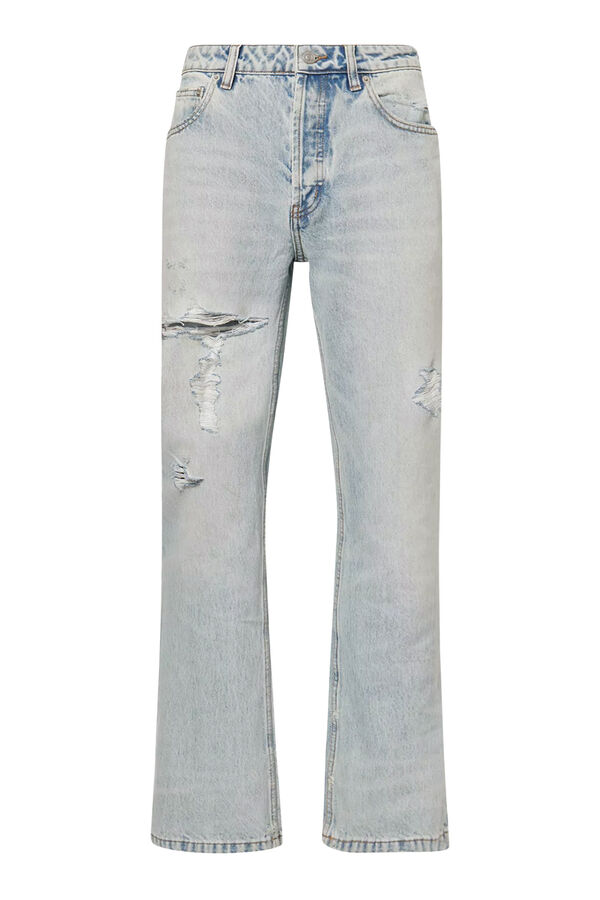 Logo Light Wash Jeans